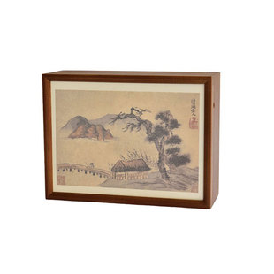 茶叶礼盒四宫格收纳盒小罐茶礼盒岩茶泡袋茶包装龙珠盒复古实木