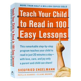 轻松100课教会孩子阅读 英文原版 Teach Your Child to Read in 100 Easy Lessons 英语读物阅读教学书教辅 Siegfried Engelmann
