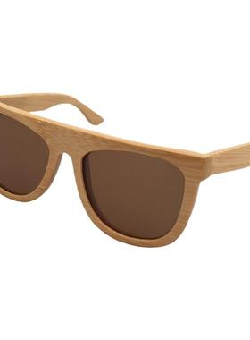 墨镜欧美竹子偏光大框太阳镜