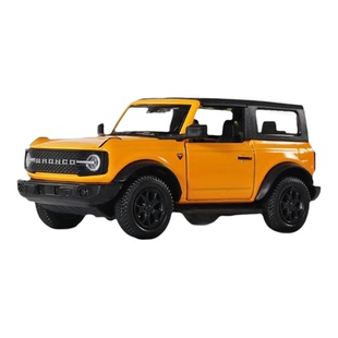 马珂垯正版1:36福特烈马BRONCO合金汽车模型敞篷吉普车越野车回力
