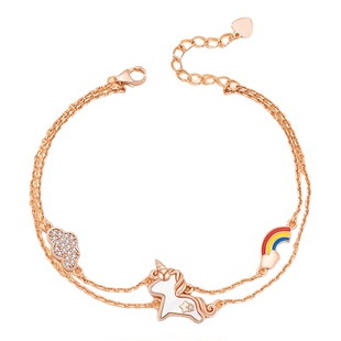 Grace Girl独角兽手链幸运小马情人节送闺蜜女友生日2026新年礼物