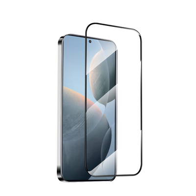 适用红米K70系列黑边钢化膜