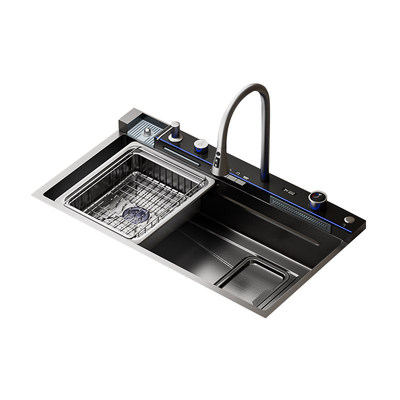 unaxi-恩那X96pro大单槽304不锈钢厨房水槽9050集渣洗碗槽洗菜盆