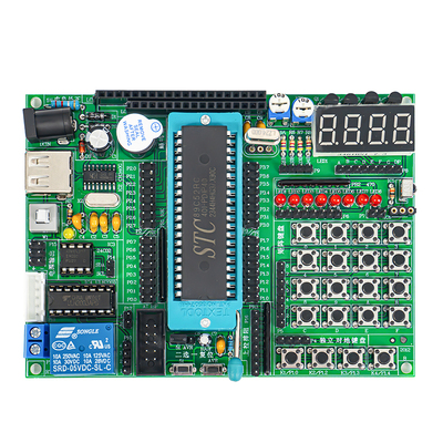 51/52单片机开发板套件AVR兼容实验学习DIY电子制作焊接TJ-56-158