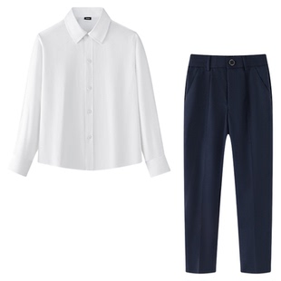 儿童演出服中小学生合唱诗歌朗诵班服团体校服学院风表演服白衬衫