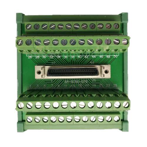 伺服端子台SCSI50 MDR50 伺服CN1端子台 转接板 分线器接线端子排
