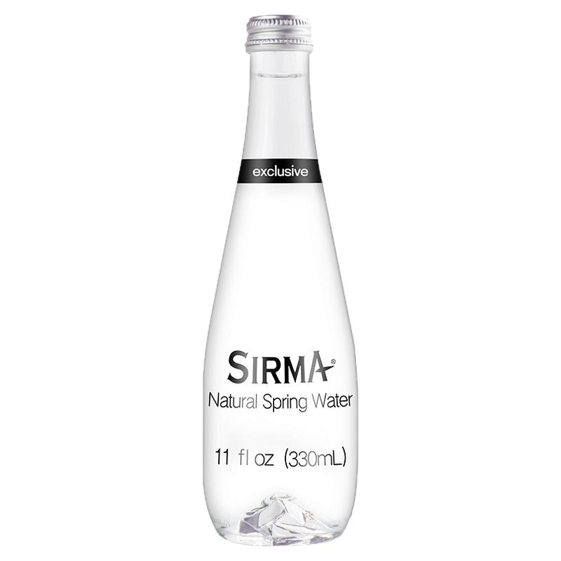 土耳其進(jìn)口榭漫SIRMA飲用天然泉水弱堿性飲用水玻璃瓶裝商務(wù)酒店