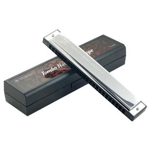 TOMBO通宝24孔重音口琴高级成人专业演奏级C调 9624