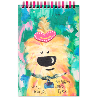 『Montilord』厚上翻线圈本A6A5分栏戴包包的路易斯个性记录加厚护眼高效顺滑笔记本好性价比美式中线轻便ins