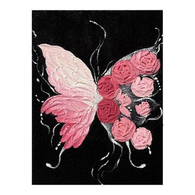 蝴蝶十字绣2026新款线绣高端客厅高级感手工diy自己满绣小件刺绣