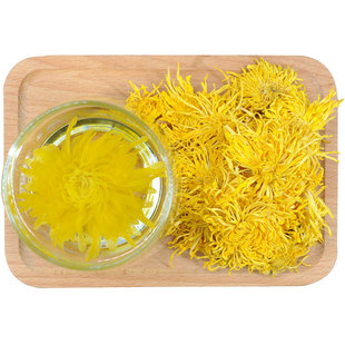 泸定金丝皇菊高山种植干菊花茶罐装黄菊一朵一杯冲泡包邮甘孜特产