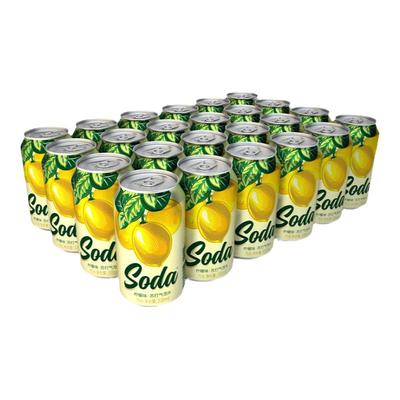 名仁苏打水气泡水味饮料24罐柠檬