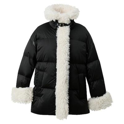 三彩2025冬季羽绒服白鸭绒外套女