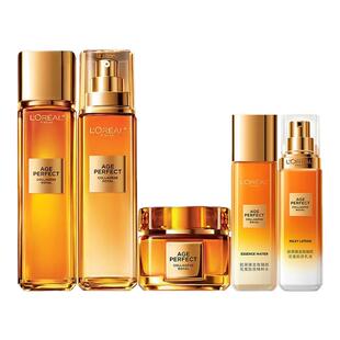 【陈妍希推荐】欧莱雅小蜜罐花蜜胶原水乳护肤套装礼盒紧致抗皱