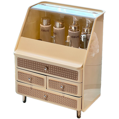 化妆品收纳盒桌面高级感防尘