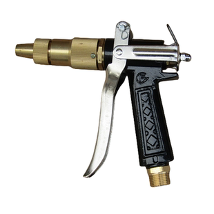 适合黑猫白马指南车高压洗车水枪四分外丝全铜家用清洗机金属喷枪