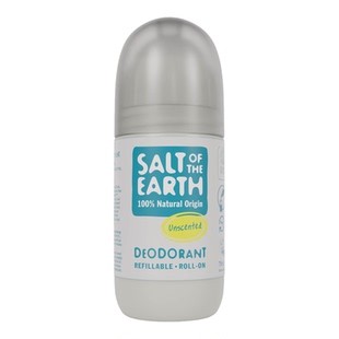 正品 英国 Salt of the Earth 无味滚珠式香体剂 75ml 循环使用装