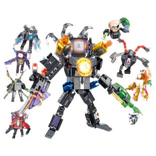 泰坦三巨头红莲之王时钟2.0升级新版电视人积木3.0马桶vs监控正版