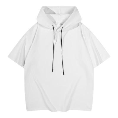 回力冰丝美式连帽短袖t恤男夏季