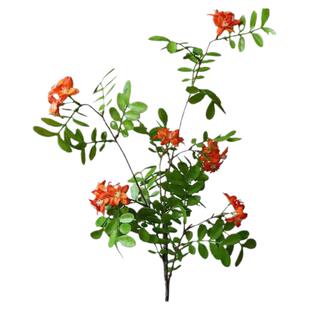 仿真槐树花长枝落地客厅单枝插花造景洋槐花假花树枝家居装饰摆放