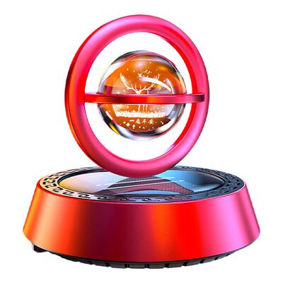 太阳能车载香薰悬浮水晶球摆件