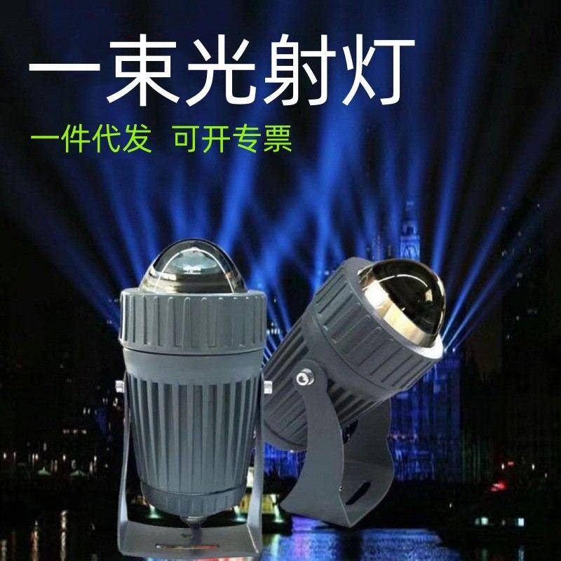 LED一束光投光灯聚光射灯外墙防水罗马柱灯酒店户外户外柱子防水