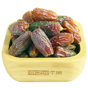 250g黑椰枣沙特阿拉伯自然干爽大颗粒甜味来自椰枣本身黑蜜枣零食