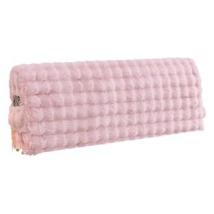 新款床头套罩高档加厚仿羊毛床头罩木板软包床头通用全包床头罩套