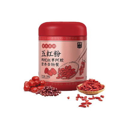 西麦五红谷物红枣枸杞阿胶五红粉