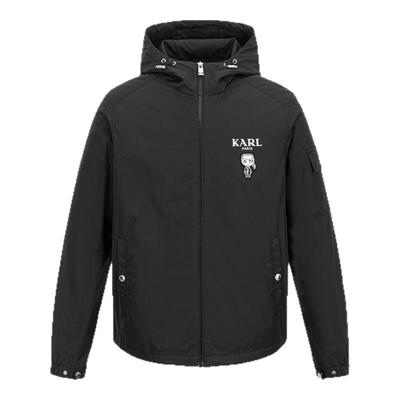 KARL LAGERFELD商务休闲拉链连帽夹克外套25秋季新品老佛爷男装潮