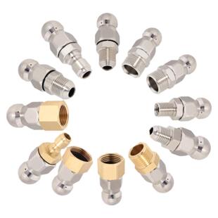 清洗机喷嘴水老鼠水管 管道冲洗疏通喷头家用下水道接头清洗配件