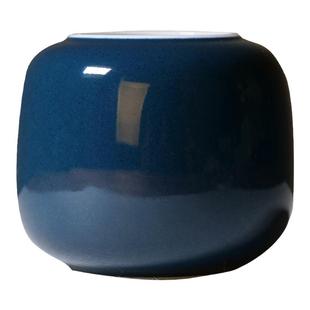 【至简】专业级陶瓷小水盂书法水缸添铜水勺初学者练字国画舀水丞