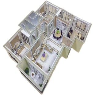 地形地貌沙盘军事演习指挥模型智慧农业温室大棚智能交通事故场景