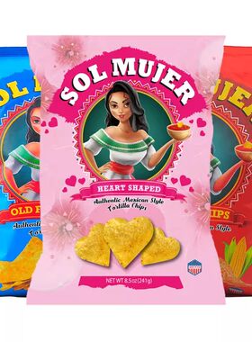 SolMujer墨西哥少女玉米片美国