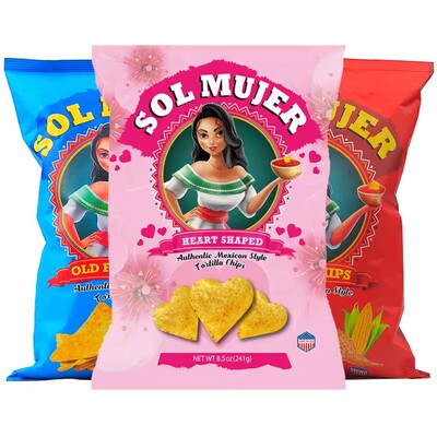 SolMujer墨西哥少女玉米片美国