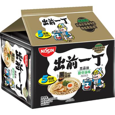 出前一丁黑蒜油猪骨汤味方便面