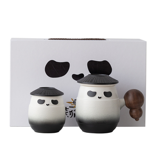 陶瓷杯子办公室带盖泡茶杯茶水分离个人专用过滤马克杯情侣定制