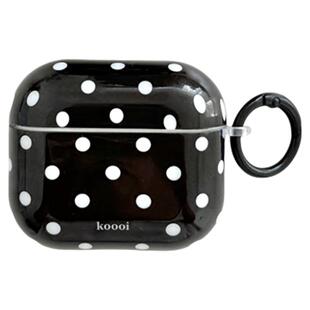 由里公园ins韩系秋冬小众设计简约古早时髦波点适用于苹果Airpods2代无线蓝牙耳机保护套3Pro软AirpodsPro3女