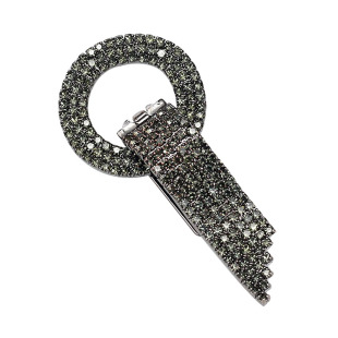 貂皮裘皮皮草大衣装饰扣子纽扣水钻高档奢华新款领口扣鸭嘴扣对扣