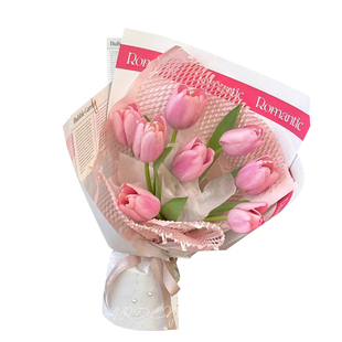 英文网红简约纸网红花艺花束牛皮纸白色礼物礼品纸鲜花包装纸花店