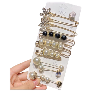 收腰扣子神器固定衣服腰围改小神器收紧腰扣可拆卸防走光胸针女裤