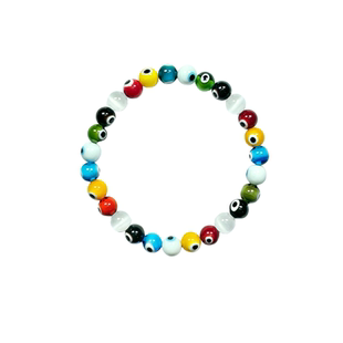 恶魔之眼koz手链正品手串男转运珠小众高级彩色琉璃情侣礼物