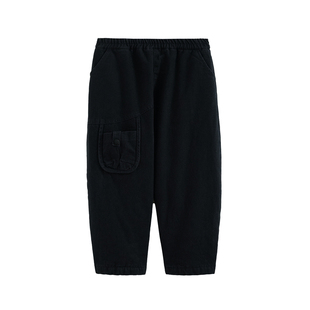 砚台家童装男童黑色加绒休闲裤冬款直筒裤男宝宝牛仔裤儿童裤子厚