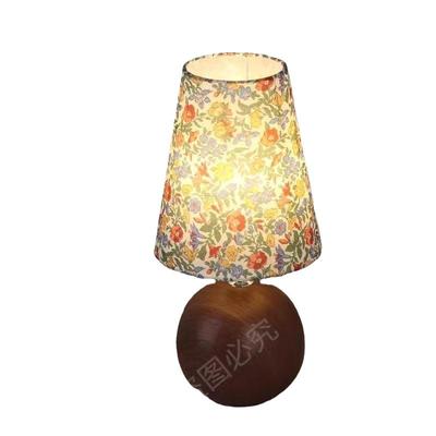 复古碎花布艺台灯|超4万次加购