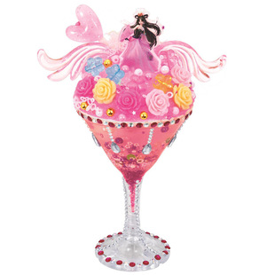 启贝工坊 叶罗丽儿童diy公主星梦流沙绵绵糖果杯冰淇淋材料包玩具