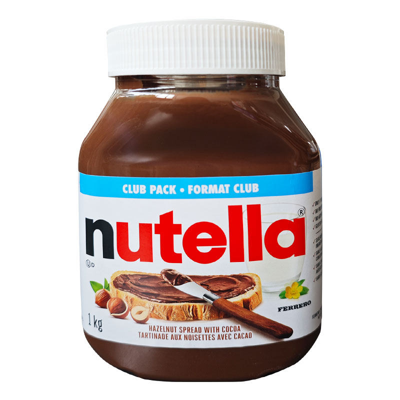 nutella能多益榛子可可调味酱