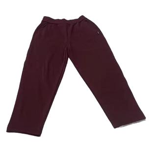 加绒加厚小个子卫裤女高腰显瘦冬季保暖小脚裤宽松百搭哈伦八分裤