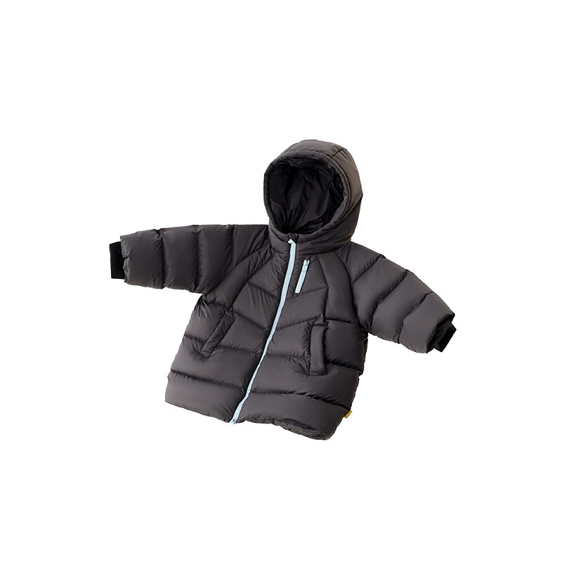 papa冬季儿童羽绒服保暖蓄热防风
