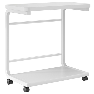 电脑主机托架两层带轮桌下台式机箱收纳推车底座架移动托盘放置柜