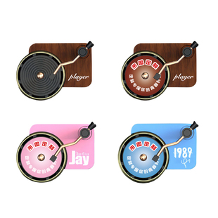 可定制唱片机车载香薰香水片空调出风口车内经典香氛留声专辑封面